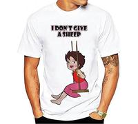 Heidi Doesn'T Give A Sheep Heidi The from The Alps T Tshirts Camisetas y topss Men Cotton T-Tshirts Camisetas y topss Round Collar tee Short Sleeve Plus White(Small)