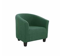 Heidi Funda de Sillón Chesterfield, Cubre Sofá de 1 Plaza Elásticas Vellón Polar Lavable Impermeable Antideslizantes, Fundas Protector de Butaca para Dormitorio,Recepción,Contador (Verde matcha)