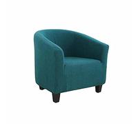 Heidi Funda de Sillón Chesterfield, Cubre Sofá de 1 Plaza Elásticas Vellón Polar Lavable Impermeable Antideslizantes, Fundas Protector de Butaca para Dormitorio,Recepción,Contador (Verde oscuro)