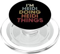 Heidi Name Heidi Personalized Name First Given PopSockets PopGrip para MagSafe