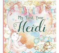 Heidi: Personalized First Name Baby Milestone Journal Record and Celebrate Your Baby's First Year