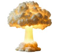 Heidouse Lámpara de nube de hongos, detalles simulación 4.7 pulgadas Lámpara explosión plástico, decoración creativa del hogar recargable para dormitorio, sala estar, oficina, escuela, luces no
