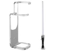 Heidouse Lightsaber Stand, Clear Acrylic Lightsaber Wall Mount, Vertical Sword Display Rack, Suitable for Swords, Light Saber, Martial Arts