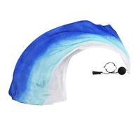 Heidouse Silk POI, 79x31.5 Cintas de Baile Elegantes con POI Ball Play Lightweight Buff Dance Prop for Performance, Flows Arts & Worship, Azul
