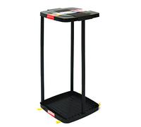 Heidrun Cubo de Basura con Tapa, Negro, Pack de 1 Unidad