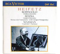 Heifetz, Jascha - Heifetz plays Korngold, Rózsa & Waxman (UK Import)