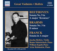 Heifetz,Jascha - sonate pour violon et piano n°9 "kreutzer"...