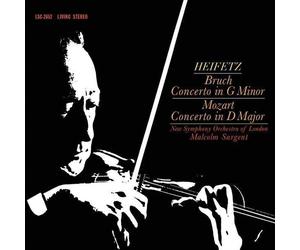 Heifetz-Sargent - Bruch: Concerto in G Minor/Mozart: Concerto in D Major (200g) (LP)