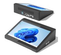 HEIGAOLAPC Mini PC Computadora Mini PC Tactil de 10.1 Pulgadas, PC-Mini con Pantalla Táctil J3455 Win 10 Pro 4GB RAM, 64GB ROM, Salida de Pantalla 4K HDMI1,4, WiFi5,0 BT4,2, RS232