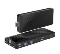 HEIGAOLAPC Mini PC Stick, Win 10, Celeron N4200 Computer Stick, 4GB RAM 64GB ROM Micro computadora, Support 4K HDMI 2.4G+5G WiFi/Bluetooth 4.2 für Business, Reisen, Heimbüro