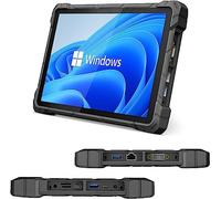 HEIGAOLAPC Tableta PC Resistente Tableta Robusto Impermeable 10.1 Pulgadas Win 11, Tablet PC Antipolvo Antigolpes para Exteriores, N4120 8GB+128GB, Resolución 1280x800, Batería 8000mAh, 4G LTE/WiFi