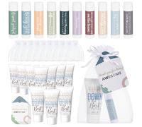 Heigble 10 juegos de regalos de la semana CNA 2025, bálsamos labiales a granel y crema de manos para empleados, loción de manos inspiradora, regalos de agradecimiento a granel para compañeros de