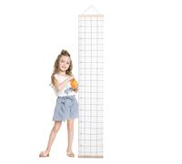 Height Chart, Canvas Material, Waterproof Design, 20 x 120 cm / 7,87 x 47,24 pulgadas Hangable and Removable, (1 unidad), for Kids Bedroom and Nursery Decor Thickened Canvas