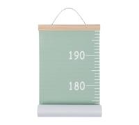 Height Chart For Kids - Canvas Wall Mounted Growth Chart Ruler With Hanging Rope Children’s Room Height Measurement Ruler For Boys And Girls Home Living Room