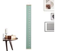 Height Chart for Kids, Canvas Wall Mounted Ruler, Growth Handing Ruler with Measurement Marks, Children Accessories for Boys Girls Home Living Room Bedroom Classroom Playroom Kindergarten