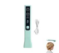 Height Gauge | ABS Stainless Steel 23x4.7x4.2cm Rechargeable LED Display Growth Measurement Device Mint Green | Ultrasonic Height Measuring Tool for Kids Adults | Home School Classroom Travel Use