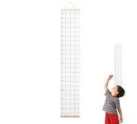 Height Growth Chart Wall, Canvas Walls Growth Chart for Kids, Measuring Ruler Hangable, Impermeable Removable, Bedroom Nursery Decor for Boys and Girls, 7,87 x 47,24 pulgadas