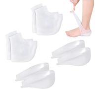 Height Max Insoles, Invisible Silicone Shoe Lift Heel Pads, Half Height Increase Insoles, Universal Half Height Increasing Heel Pads for Women and Men (2cm,2 pieces)