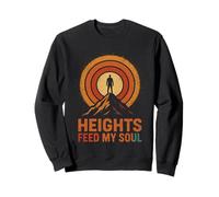 Heights Feed My Soul: espíritu Aventurero en la montaña Sudadera