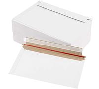 HEIHAK Paquete de 100 sobres de cartón A5 blancos, 250 x 160 mm, rígidos, con tira de despegar y sellar para enviar y enviar por correo