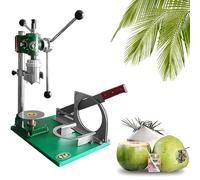 HEIHEIZI 2 in 1 Coconut Peeling/Opener Machine, Commercial Coconut Hole Opening Machine, Coconut Peeling Machine, Coconut Peeler Kitchen Tool, for Processing Fresh Young Coconut Three Handles
