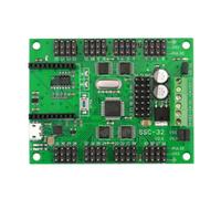 Heilanole SSC32-V2.5 Controlador Servo Multicanal de 32 Canales con Interfaz USB XBEE Compatible con para PC- Linux para Arañas Hexápodas y Robots Bípedos
