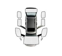 HEILEA Parasoles Cubiertas Completas Coche Parasol para Nissan NV200 para Evalia para Vanette 2010-2016 Parasol para Ventana Coche Accesorios Cubierta Parasol Ventana Coche (Tamaño : All Sunshades)