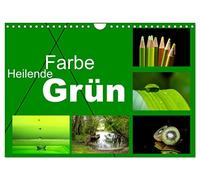 Heilende Farbe Grün (Wandkalender 2026 DIN A4 quer), CALVENDO Monatskalender: Grün gilt als Farbe der Heilung und Beruhigung. Hier finden Sie zwölf Bilder zu diesem Thema.