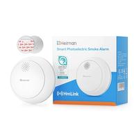 Heiman Detector de Humo Inteligente con Batería de Larga Duración 10 Años - Montaje Magnético - Certificación Q-Label EN 14604 - Alarma Incendios Inalámbrica Conectable para Hogar, Dormitorio