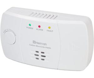 HEIMAN Detector de Monóxido de Carbono con Sensor Electroquímico, Batería Reemplazable con Duración de 10 Años, Certificaciones CE UKCA ROHS y EN 50291, con Indicador LED y Botón de Prueba (HM-722ES)