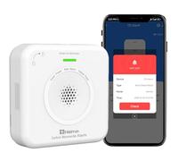 HEIMAN Detector de monóxido de carbono WiFi, detector de CO, duración de 10 años, EN50291, detector inteligente de monóxido de carbono con aplicación Tuya y SmartLife, portátil (WS-725ES)