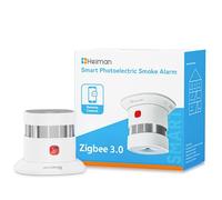 Heiman HS1SA-Z Zigbee Smart Detector de humo - Alta sensibilidad, fácil instalación, botón de prueba y silencio, 5 años de duración de la batería