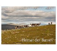 Heimat der Samen (Tischkalender 2026 DIN A5 quer), CALVENDO Monatskalender: In Finnlands Norden kann man dem Lärm und der Hektik entfliehen und die Ruhe und Stille in der Wildnis finden.