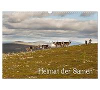 Heimat der Samen (Wandkalender 2026 DIN A3 quer), CALVENDO Monatskalender: In Finnlands Norden kann man dem Lärm und der Hektik entfliehen und die Ruhe und Stille in der Wildnis finden.
