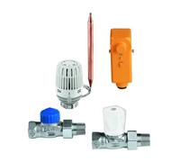 HEIMEIER Juego De Regulación De Suelo 2 Con Ajuste De Temperatura Oculto