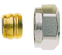 Heimeier Pinza unión niquelado para CU de U. Tubo de Acero 18 mm y G 3/4 AG