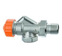 Heimeier Thermostat-Ventilunterteil Eclipse, Axialform, Acortado, Dn 10