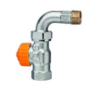 Heimeier Thermostat-Ventilunterteil Eclipse, Durchg. Con Bogenverschr DN15