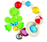 Heimess - Sonajero de madera con elástico (rizo)