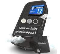 Heimfleiss® Premium Colchón Hinchable Individual Para Invitados | Autohinchable Eléctrico con Bomba Integrada | PVC Resistente Antipinchazos Velour 100x200 x 45 cm | Cama Inflable para Camping | Negro