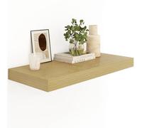 Heimlove Estantes flotantes de baño de 12 pulgadas de profundidad para pared, estante sobre inodoro, montado en la pared, casa de campo de 24 pulgadas, estantes de pared de madera rústica para