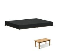 HEIMUNI Funda Mesa Jardín Impermeable Funda Protectora para Mesa de Jardín Cubierta Mesa Exterior Paño de Oxford 420D Funda Tablero Mesa Anti-UV Funda para Mesa de Jardín 170x100x15cm