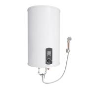 HeinaTond Calentador de agua caliente eléctrico, 70 L, 2000 W, calentador de agua caliente eléctrico, IPX4, indicador LED vertical, recipiente interior esmaltado, resistente a la presión, 220 V (70 L)