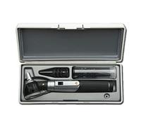 Heine Mini 3000 Otoscopio de fibra óptica LED, Negro, con estuche, NegroEn estuche rígido