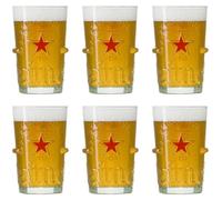 Heineken - Beerglass ""Silver"" 250ml - Set of 6