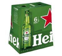 HEINEKEN CERVEZA BOTELLIN PACK-6X250ML.