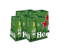Heineken Cerveza - 4 Packs de 6 botellas x 250 ml - Total: 6L