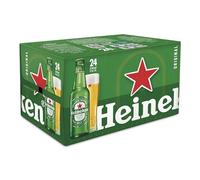 Heineken Cerveza Lager Pack Botella, 24 x 33cl
