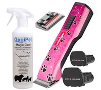 Heiniger Saphir Pink con 2 pilas + GogiPet Magic Care para el cuidado del pelaje