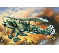 Heinkel He 51b-1 Avión Biplano Caza I:72 Kit Modelo Plástico ICM
